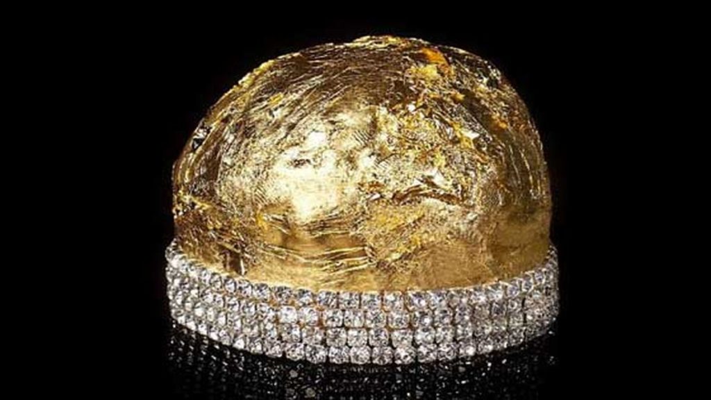 Panettone-überzogenes Gold und Diamanten von Hartvig