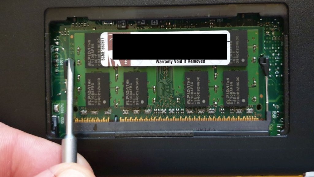 Memoria RAM rimozione