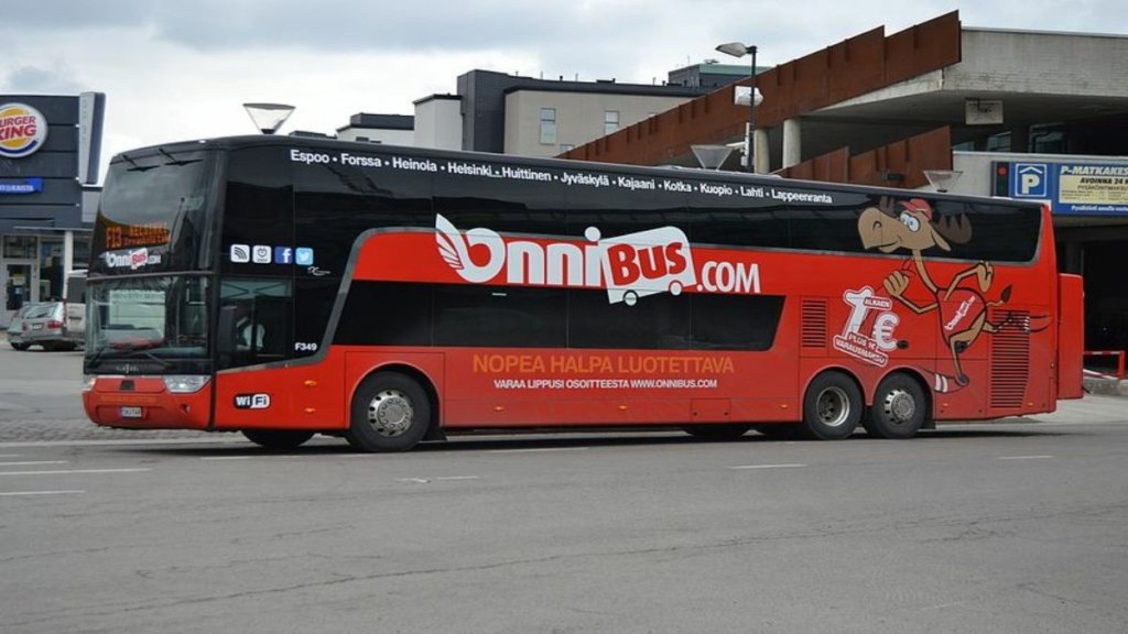 ônibus vermelho