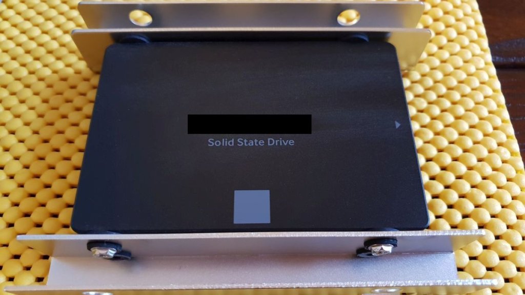 SSD alloggiato