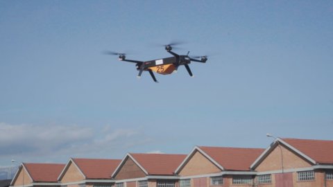 Drone electrice pentru transportul mărfurilor: testul lui Leonardo