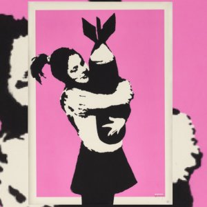 Bansky “Bombe Love”: 93.100 € per un’opera serigrafica di 150 edizioni