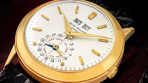 Часы, легендарные часы Patek Philippe 3448J Алана Бэнбери выставлены на аукцион в Гонконге