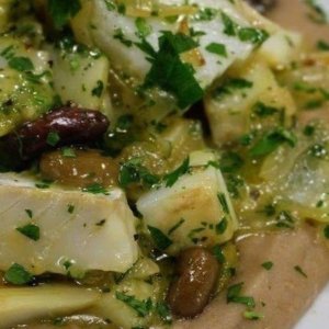 Sergio Maria Teutonico'nun tarifi: kestane polenta ve morina