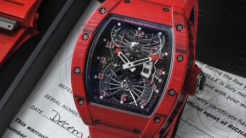 Collector's watches: Richard Mille (Ref. RM022) to be auctioned in Geneva, estimate 227.000-453.000 euros