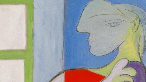 Pablo Picasso, a obra "Femme assise près d'une fenêtre" em tour de pré-venda