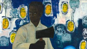 Poignant Painting Nat-Shango (Thunder) di Kerry James Marshall,