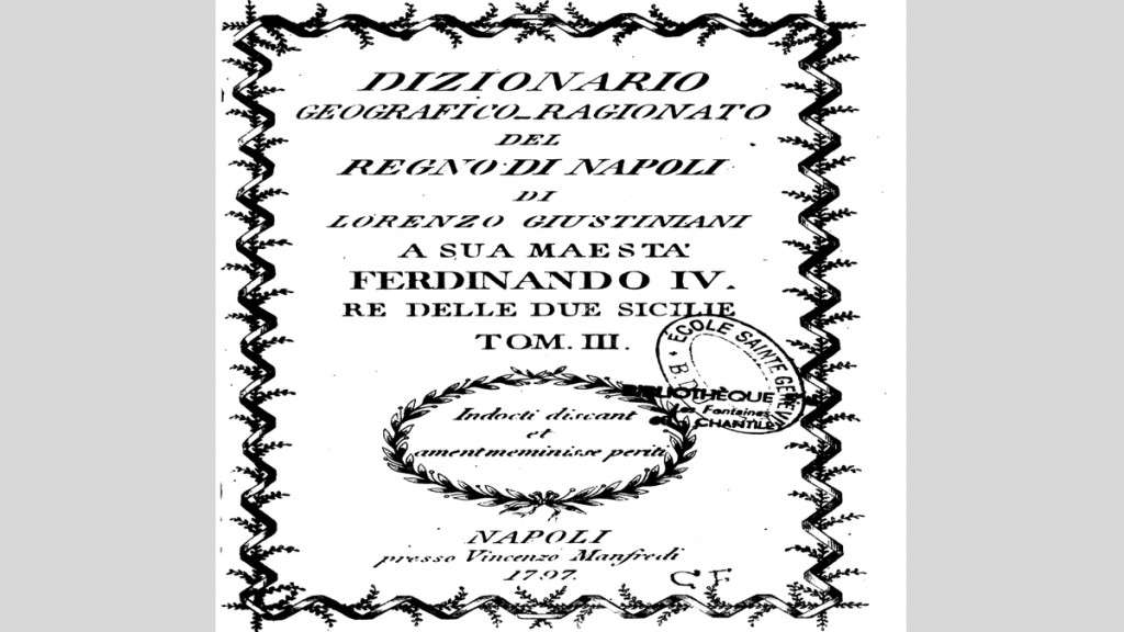 Dizionario del Regno di Napoli