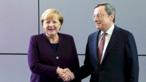 Angela Merkel e Mario Draghi