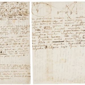 Isaac Newton, manuskrip dan tanda tangan yang tidak diterbitkan di lelang di Christie's