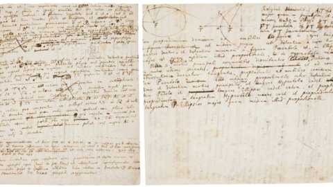 Isaac Newton, yayınlanmamış el yazması ve imza, Christie's müzayedesinde