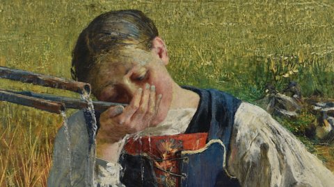 Giovanni Segantini, ritratti e autoritratti in mostra a St. Moritz