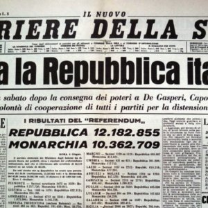 ACCADDE OGGI – 75 anni fa l’Italia diventava una Repubblica