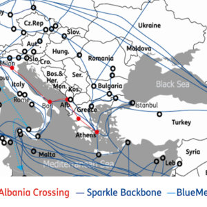 Sparkle, Arnavutluk Geçişini başlattı: doğrudan Atina-Milano bağlantısı