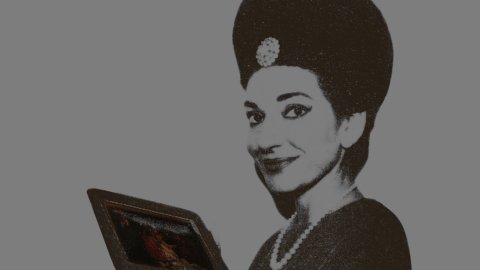 Cignaroli'nin "Kutsal Aile" Maria Callas (sadece bir akşam için) Verona Arena fuayesinde