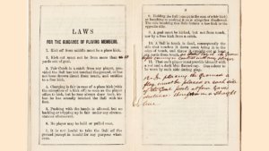 Sheffield Football Club | Rules, Regulations, & Laws, 1859, EARLIEST RULES OF THE FIRST FOOTBALL CLUB