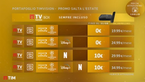 Football and entertainment: Tim launches a new TimVision offer