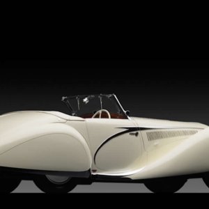 Старинный автомобиль: Talbot-Lago T150-C SS Cabriolet Figoni Falaschi (его история)