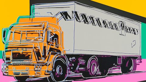 Andy Warhol: “Trucks Series” in vendita online da Christie’s Londra