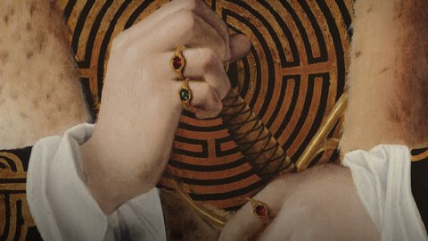 August 2021 im Masone Labyrinth, um die Geschichte und Bedeutung des "Labyrinths" zu entdecken