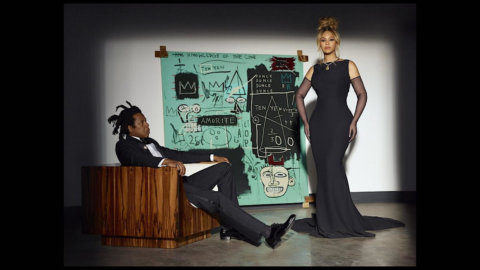 Tiffany & Co : la nouvelle campagne avec Beyonce - JAR-Z et un tableau de Jean-Michel Basquiat