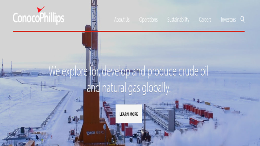 موقع شركة ConocoPhillips