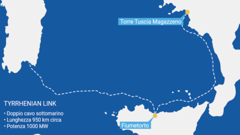 Tyrrhenian Link: via libera al primo tratto del nuovo elettrodotto di Terna tra Sardegna, Sicilia e Campania
