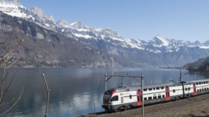 Treno in montagna