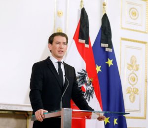 Il cancelliere austriaco, Sebastian Kurz