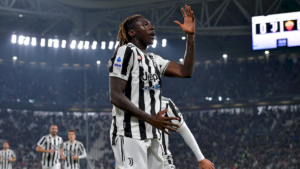 Moise Kean esulta