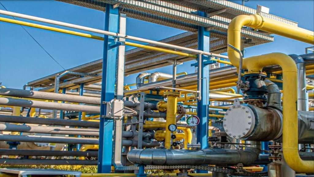 Linea di tubi del gas