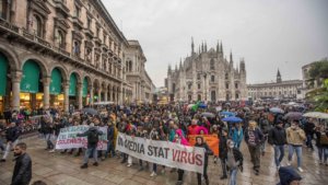 Protesta contro il Green Pass