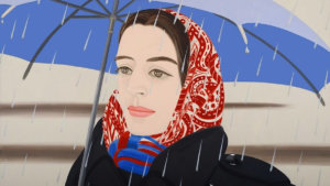 Alex Katz Blue Umbrella 2, 2020