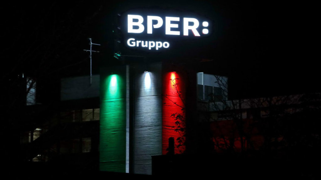 Exterior da sede do BPER Banca