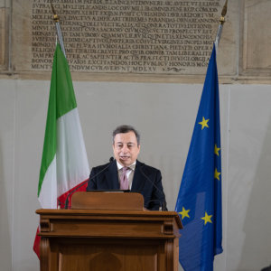 Draghi a Genova: “Presto intervento contro il caro bollette”