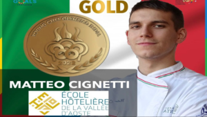Matteo Cignetti, oro alle Olimpiadi Youg Chef 2022