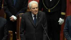 Presidente della Repubblica Sergio Mattarella