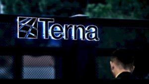 Logo luminoso di Terna