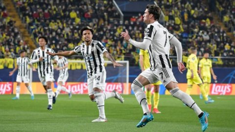 Champions, Villareal-Juve 1-1 con gol lampo di Vlahovic ed errore fatale di Rabiot: occasione persa