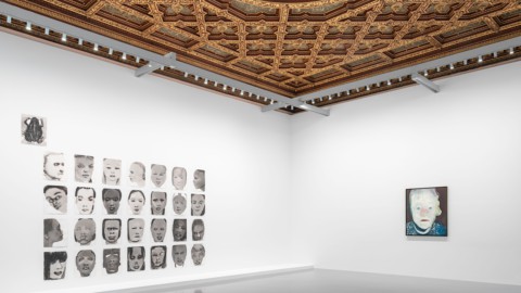 Palazzo Grassi, karya yang tidak diterbitkan dalam pameran pribadi Marlene Dumas di Venesia