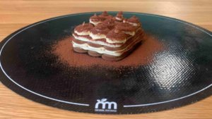 Tiramisù realizzato a Barcellona con stampante 3D