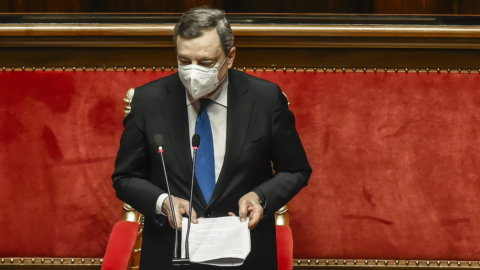 Draghi al Senato sulla guerra ucraina: “L’Italia non si volta dall’altra parte. Serve una reazione ferma”