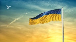 Piano di pace, bandiera Ucraina