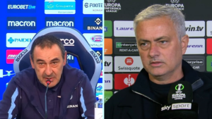 Sarri e Mourinho