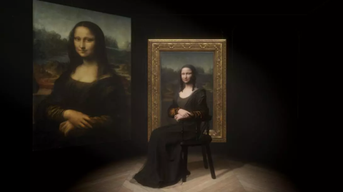 Mona Lisa dalam realitas virtual untuk diunduh di platform Google Play Store dan Apple Store