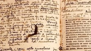 vecchio ricettario di cucina