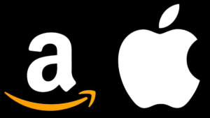 Amazon e Apple, loghi