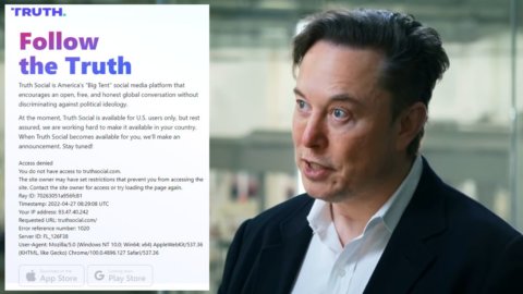 Elon Musk elogia su Twitter il social network di Donald Trump, ma si sbaglia: il successo è un fatto tecnico