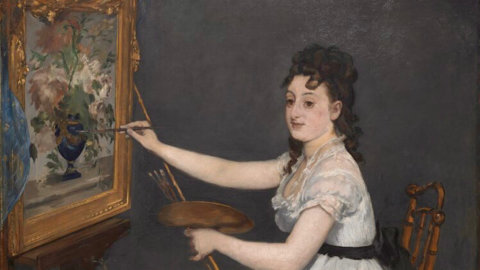 Edouard Manet: Ritratto di Eva Gonzalès esposto alla National Gallery di Londra