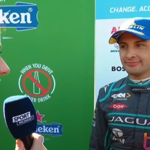 Formula E, unu-doi pentru Jaguar la Roma cu Evans